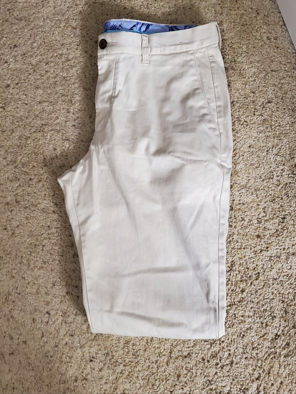 Tommy Bahama Mens Boracay Flat Front Stretch Chinos Pants 34 x 34